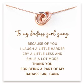 STORYJEWELLERY Best Friend Necklace, Friendship Necklace for Women, Gift for Female Friends, Sisters, Bffs, Besties