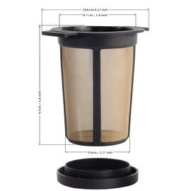 finum Large Brewing Basket, Black