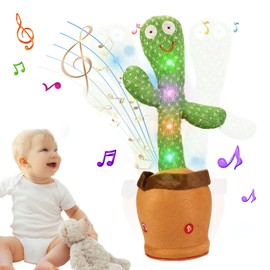 TLYYUKP Baby Toys for 1 Year old Boys,Talking Cactus Toys for 2 Year old Girls,Cactus Toys Repeat What You Say,Singing,Dancing,Voice Recording,Dancing Cactus Toy Age 3 Boys/Girls Birthday