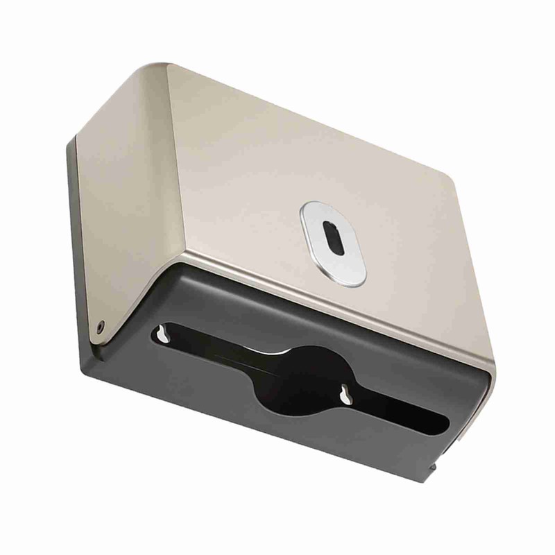 Wall-mounted Bathroom Tissue Dispenser Tissue Box Holder for Multifold Paper