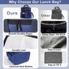 Tactical Lunch Box, Expandable Insulated Large Lunch Bag, Heavy Duty