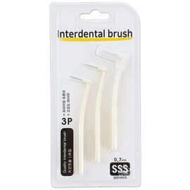 Wooil Interdental Brush 0.7mm (L Type 3P SSS) 8656 Tartar brush 4ea