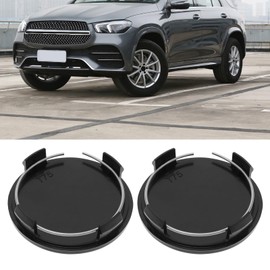 SG Store 4PCS 74mm Car Wheel Centre Hub Center Caps Covers Part Numbers B66470207/B66470200 Wheels Rim Hub Cap Hubcaps Automotive Parts ABS Black