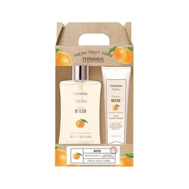 Fernanda Body Splash & Mini Rich Hand Cream Gift Set Mandarin (20g + 95mL)