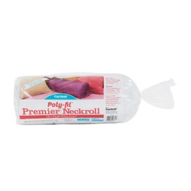 Fairfield Poly-Fil Premier Neck Roll Pillow Insert, 14" x 5", White