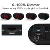 REACHER Small LED Digital Alarm Clock with Simple Operation, Full