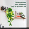LOYWREE Artificial Plant Pot Hanging Faux Pothos Fake Potted Greenery