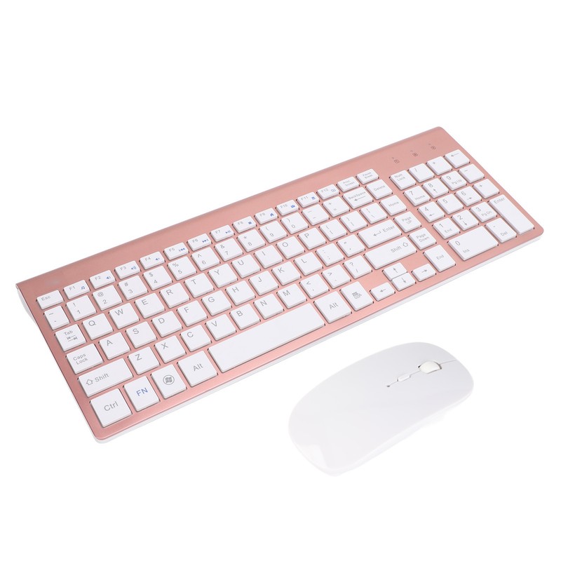 2.4G Wireless Keyboard and Mouse Combo with USB Adapter Ultra