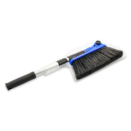 Camco Broom and Dustpan for RVs, Adjustable from 24 to 52 Inches (43623-A)