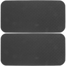 Lurrose Pack of 2 Sewing Machine Mat, Sewing Machine Pedal Mat, Non-Slip Sound-Absorbing Pad, Insulation Pads, Sewing Machine Foot Pedal with Non-Slip Underlay, Sound-Absorbing Pad, Black TPE