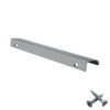 M4TEC Concealed Finger Pull Handles Metal Edge Design Modern Kitchen