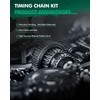 SCITOO Engine Timing Chain With Water Pump Kit Replaces for
