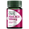 Nature's Own Buy Nature's Own Folic Acid 500mcg 120 Tablets Online