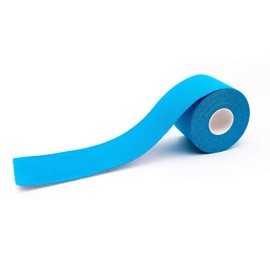 axion Kinesiology Tapes 2 Rolls Uncut Blue | Elastic Cotton Sports Tapes for Optimal Performance | Easy Application | Latex Free | Skin Friendly | Long Lasting Muscle and Joint Support