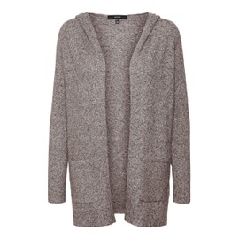 VERO MODA Female Cardigan VMDOFFY Cardigan, Coffee bean/detail: melange