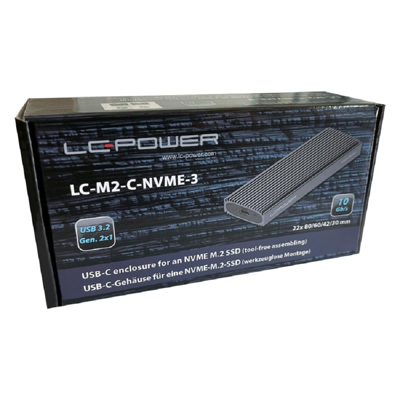 LC-Power SSD Enclosure for NVMe M.2 SSD LC-M2-C-NVME-3