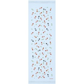 Contex 55179-029 Face Towel, Ugoyomi, Aquatic Goldfish, Light Blue, Approx. 13.0 x 39.4 inches (33 x 100 cm)