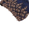 Turban Head Wraps Vintage Embroidered Soft Lace Material Beaded Fleece