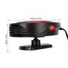Car Heater 160-280W Portable Heating Cooling Modes 360 Degree Rotary