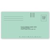 5Forms 634CR Green #6 3/4 Courtesy Reply Envelopes 6 1/2 x 3 5/8" QTY 250