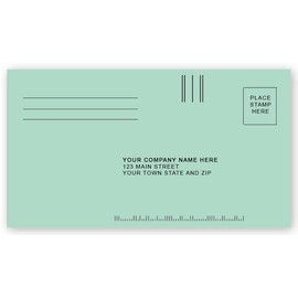 5Forms 634CR Green #6 3/4 Courtesy Reply Envelopes 6 1/2 x 3 5/8" QTY 250