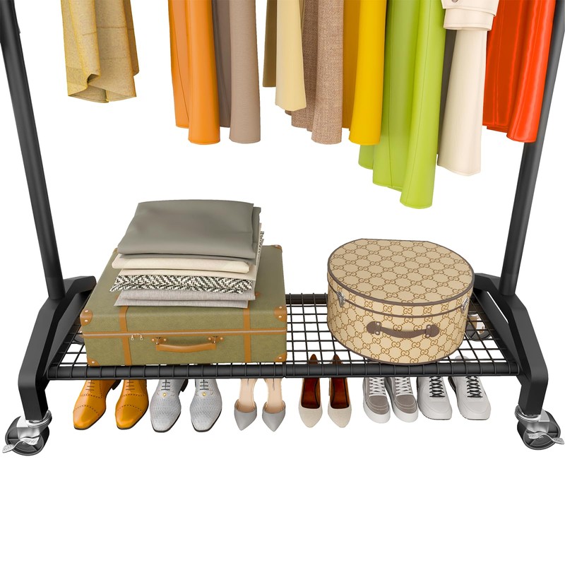 Wiracks Heavy Duty Clothes Rack for Hanging Clothes 350lbs Capacity