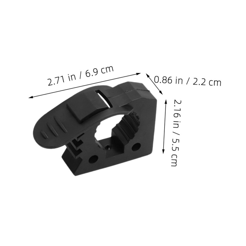 NOLITOY 2pcs Adjustable Quick Release Rubber Pole Clamp for Mounting