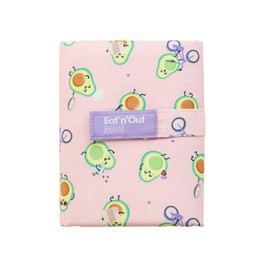 Roll'eat ® - Mr. Wonderful |Waterproof Thermal Bag Convertible into a Tablecloth, Reusable and Eco-Friendly without BPA with Zipper, for School, and Travel, Avocado Color - Eat'n'out Mini Mr Wonderful