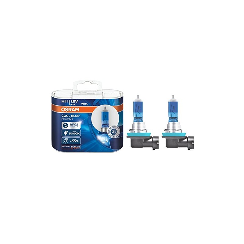 OSRAM H11 12V 55W 5000K 62211CBA Cool Blue Advance Car