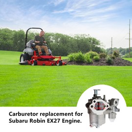 munirater Carburetor Kit Replacement for Subaru Robin EX27 Engine Lawnmower 279-62361-10 279-62301-40 279-6236 with Fuel Line Filter