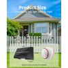 Solar Fence Lights Outdoor Waterproof High Brightness LED Spot Lens