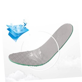 Baluue Breathable Leather Shoe Insoles 36 Size Shock Absorbing Moisture-Wicking Detachable Inserts for Comfort and Fit