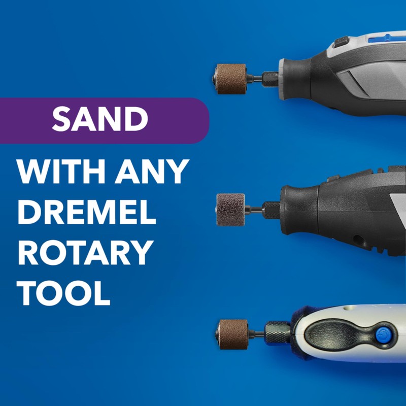 Dremel 48-Piece 1/4" Sanding Band Kit, Includes 60, 120, and