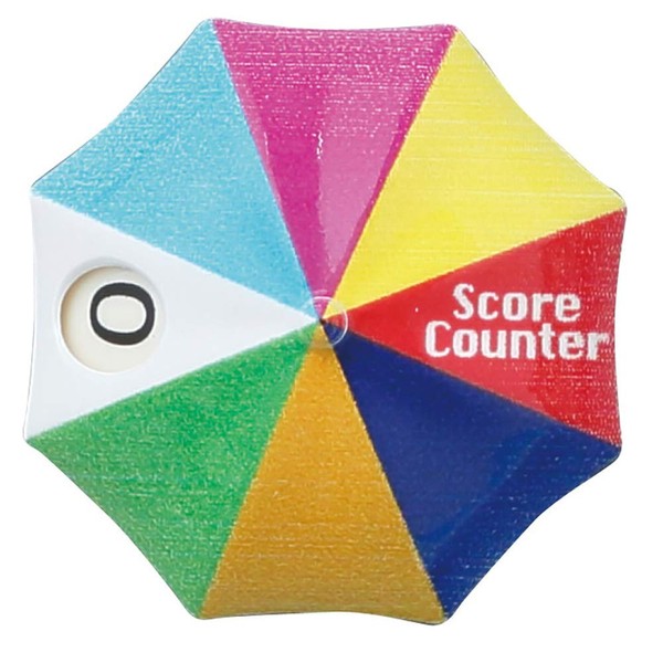 Daiya Golf AS-479 Score Counter, Parasol Counter, A (Colorful)