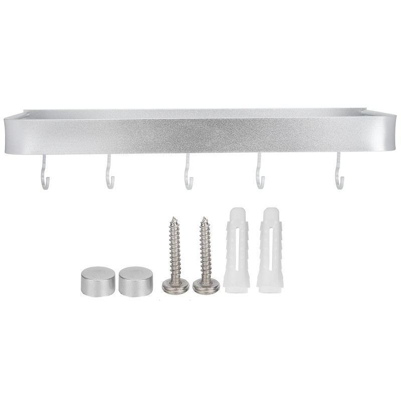 Bathroom Shelf Wall Mount Space Aluminium Shower Single Layer Shelf