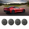 4PCS Aluminium Jack Pad Adapter Black Strong Strength Anodized Surface