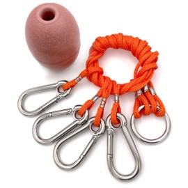 AirFly 4 Arm Harness for Crab Trap with 304 Stainless Steel Hooks and Buoy Float, Combo (1pcs)