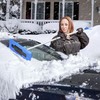 Snow Joe 18" Telescoping Snow Broom & Ice Scraper for