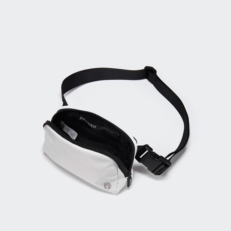 Pander Double Zipper Fanny Pack Nylon Everywhere Belt Bag, Fashion