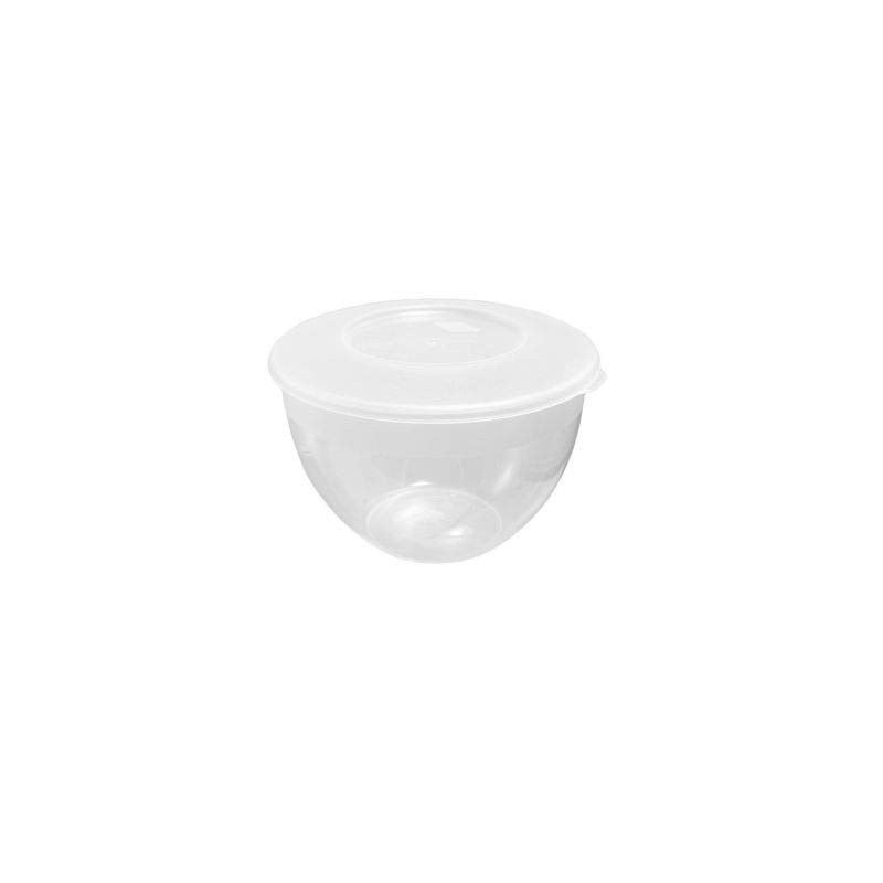 3 Plastic Lidded Pudding Basins 1.3L