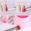 SILPECWEE 3Pcs Ombre Nail Brush, Acrylic Nail Art Brushes, Nail