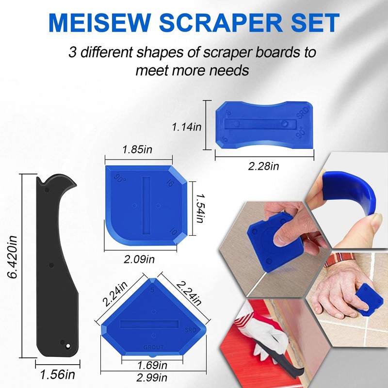 Silicone Caulking Tools - Sealant Finishing Tools Paste Removal Scraper,
