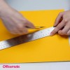 Officemate Classic Stainless Steel Metal Ruler 15" Metric Silver 66612