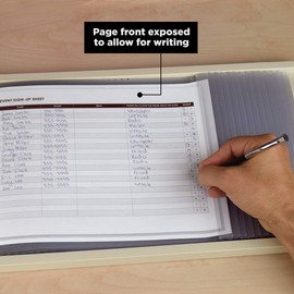 Carstens 16-Pocket Kardex-Visitray Document Filing System for 11" x 8.5" Sheets, Mulberry