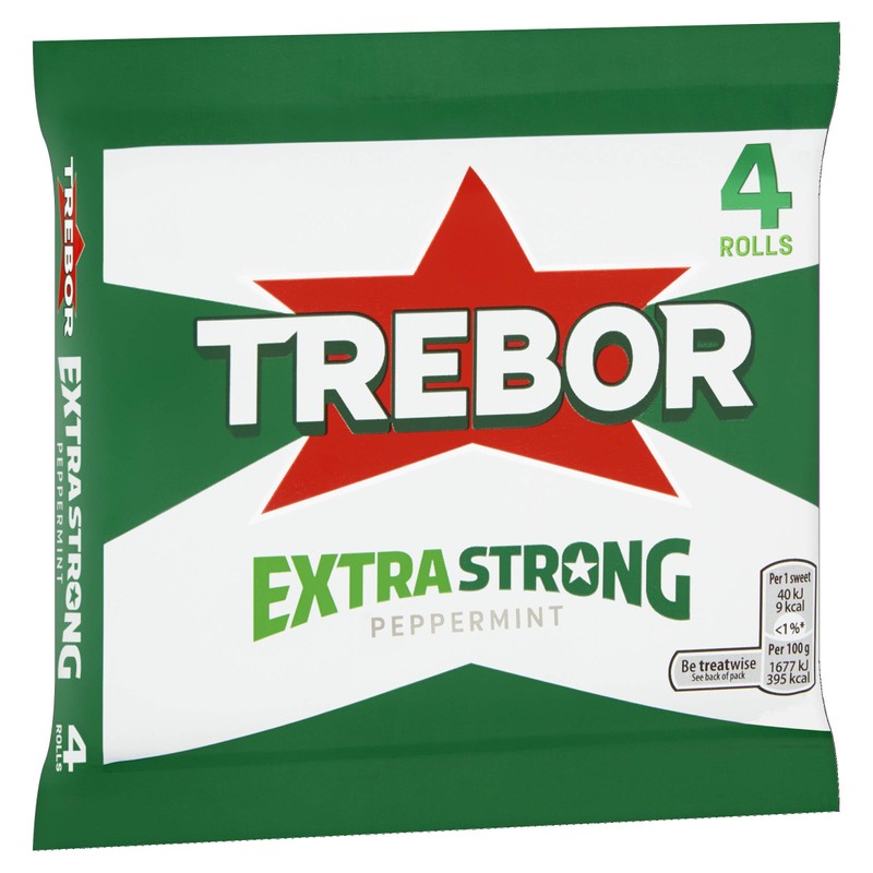 Trebor Extra Strong Mints, 166 g