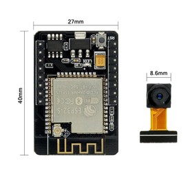 ARCELI ESP32-CAM WiFi Bluetooth Module, 2640 Camera Module ESP32 DC 5V Dual-Core Development Board with 2.4G ESP32 Programmer (TYP-C)