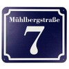 House Number and Street Sign 2 mm Aluminium Composite 20