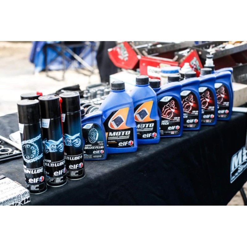 Elf MOTO 4 ROAD 10W-40 4-Stroke Motorcycle Engine Oil, Semi-Synthetic