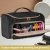 Makeup Bag with Hanging Hook, Hanging Toiletry Bags Foldable,Portable Cosmetic