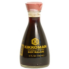 Kikkoman Soy Sauce Dispenser, 5-Ounce Bottle (Pack of 4)